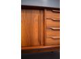 Sliding doors with solid rosewood carved handles