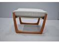 Sleigh leg foot stool model FD131 designed by Hvidt & Molgaard