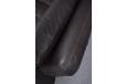 Vintage brown leather & rosewood 3 seat sofa by Svend Skipper  - view 8
