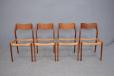 Niels Moller design model 71 dining chairs in teak | Set of 4 - view 5