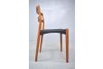 Ejner Larsen and Aksel Bender Madsen design set of 8 teak frame dining chairs 
