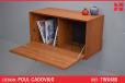 Vintage teak drop front record cabinet | CADO SPARES - view 1