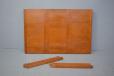 Small extending dining table in vintage teak designed 1960s by Henry Kjaernulf