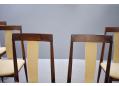 Frem Rojle produced rosewood dining-chairs designed by Hans Olsen