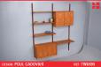 2-bay modular CADO system in vintage teak | Poul Cadovius - view 1
