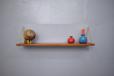 Teak floating shelf designed 1949 by Prebend Sorensen