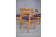 Rustic cottage style dining chairs with new upholstery - Henry Kjaernulf - view 7