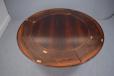 RARE vintage rosewood flip flap dining table produced by Dyrlund 1960s