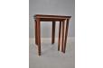 Vintage rosewood nesting tables produced by Danish Mobelfabrik