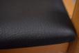 Extra thick leather used for the seat to ensure durability