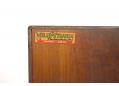 Mellemstrands Trevareindustri label present on rosewood bar cabinet