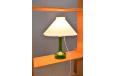 Swedish design vintage table lamp with paper shade