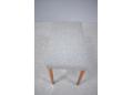 Rectangular seat is padded and makes for a comfortable seat