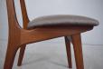 Vintage teak dining chair with new wool seat | KORUP - view 7