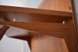 each shelf is locked onto the support by double dowl pins