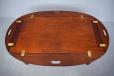 Vintage beech folding butlers coffee table made by Danish Mobelfabrik