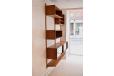 prebend sorensen design modular teak wall unit produced by Randers Mobelfabrik