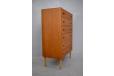 Carl Aage Skov design chest of 6 drawers produced by Munch Mobelfabrik