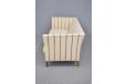 1940s design 2 seat box sofa in cream wool made by Danish Cabinetmaker