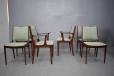 Rosewood set of 6 chairs by Johannes Andersen