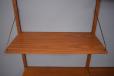 Poul CADO shelving system in teak with record cabinet