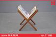 Vintage teak magazine rack produced by Trip Trap, Denmark - view 1