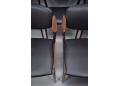 Rosewood framed model 42 dining chairs with black vinyl upholstery