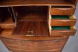 Lots of storage space on Erling Torvits design rosewood secretair unit