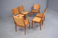 Vintage teak dining chair suite for reupholstery | Johannes Andersen - view 2