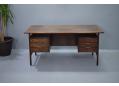Omann Junior produced 6 drawer desk in rosewood, 1956 design.