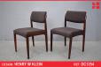 Vintage rosewood dining chair by BRAMIN - view 1