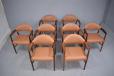 Kurt Olsen design set of 8 new upholstered armchairs in vintage rosewood - view 10