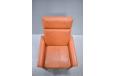 Hans Olsen vintage leather armchair with high back  - view 7