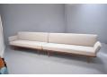 The arm rests can be moved to allow the sofas to be combined together
