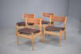 Grete Jalk dining-chairs made by Sibast model 32-42