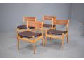 Grete Jalk dining-chairs made by Sibast model 32-42