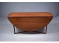 Vintage rosewood gateleg table designed by Helge Sibast 1964