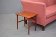 Small teak side table made in Denmark