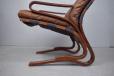 Midcentury Norweigan design Skyline easy chair produced by Hove Mobler