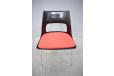 Kai Korbing design KK1 from 1956 with pink fabric covered cushion