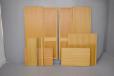 Vintage light oak double wardrobe with locking door produced 1970s by Danish Cabinetmaker