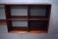 Open cabinet with fixed sections. Rosewood CADO system.