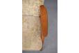 Teak and oak frame 2 seater sofa made in the 1950s by Danish Cabinetmaker