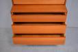 intage teak writing desk with bookcase and base cabinet designed 1960s by Arne Hovmand Olsen 