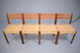 Danish design 4 teak dining chairs  