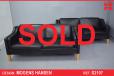 Black ox leather 2 seat box sofa - Mogens Hansen - view 1