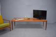 Henry Klein design teak coffee table with rosewood inlaid corners - view 7