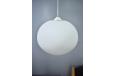 Oval shaped pendant light made in Denmark, 1960s design.