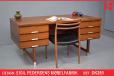 Vintage rosewood executive desk produced by Eigil Pedersens' Mobelfabrik - view 1