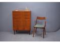 Danish design chest of 6 drawers in teak with even patina. SOLD